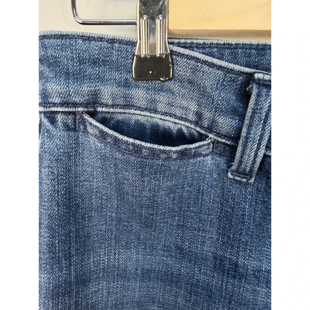 Talbots Flawless High Waist Flare Jeans Size 6 Blue Medium Wash Denim Retro
